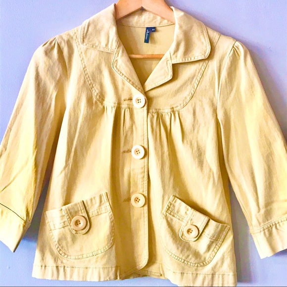 Ambition 100% cotton Buttercup Yellow Blazer - Picture 1 of 5